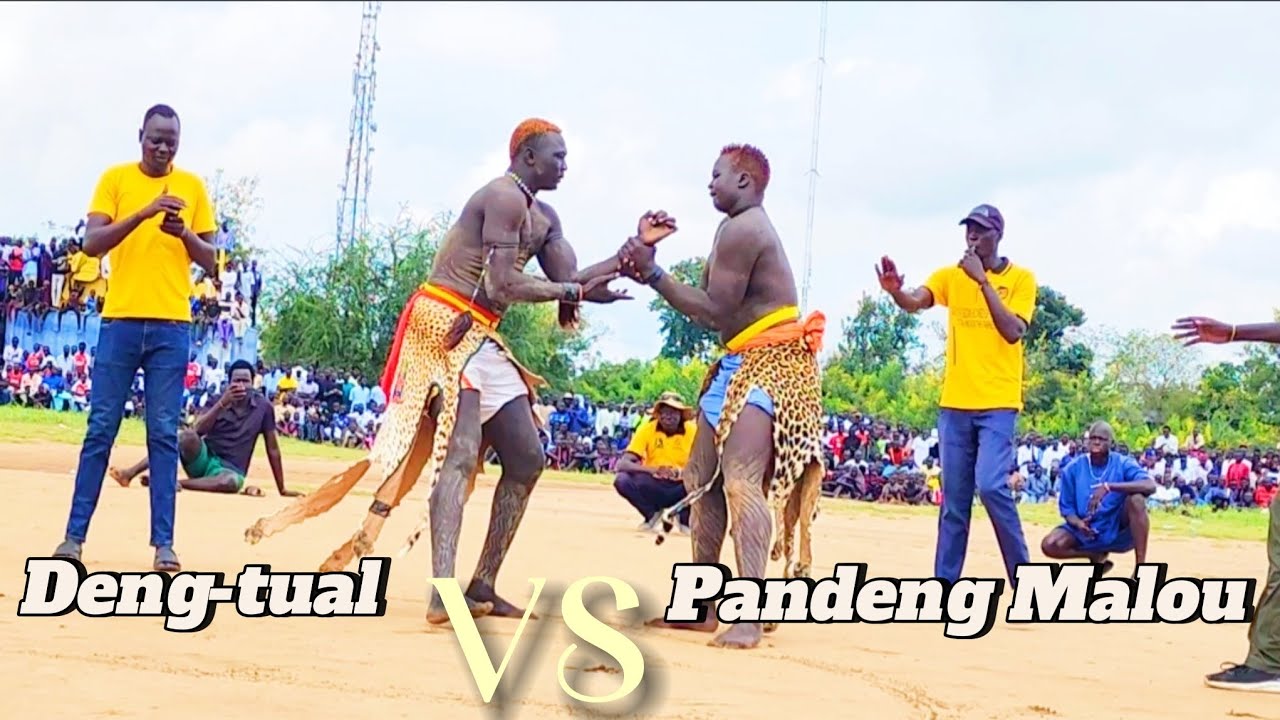 Deng-tual vs Pandeng Malou ||South Sudanese Wrestling 
