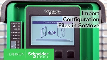 Altivar Process: How to Import Graphic Display Terminal Configuration Files in SoMove