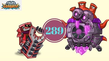 tower defens/tower conquest:gameplay walkthrough best team part 289 (ios, android&pc)