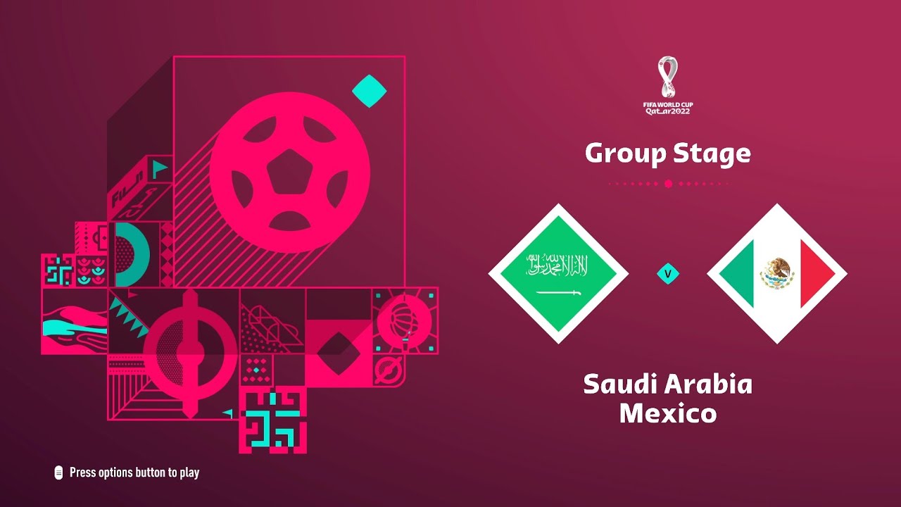 Saudi Arabia vs. Mexico | FIFA 23 Gameplay World Cup Qatar 2022 | Group Stage [4K 60FPS]