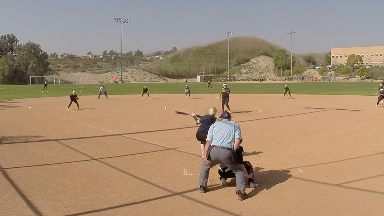 Sofia Makes a Great Backhand Catch - YouTube