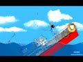 Friesenland ship sunk by explosions in Floating Sandbox Simulator