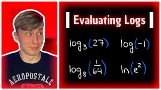 Introduction to Logarithms || Evaluating Logs &amp; Natural Logs | Algebra 2
