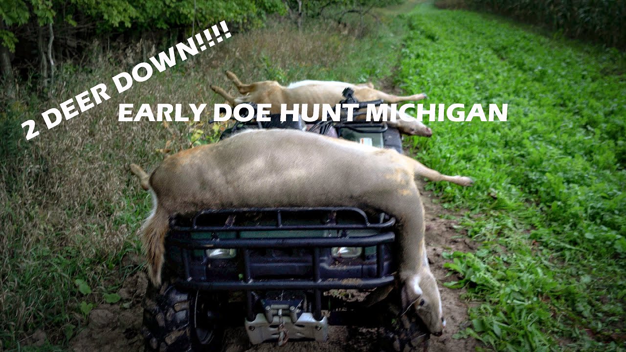 Early Doe Hunt Michigan YouTube