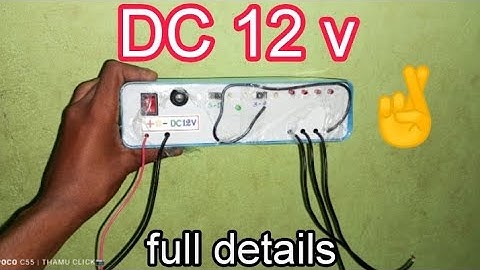 How to connect Pixel Led Light 12v Running Box Connection  Full Details In Tamil