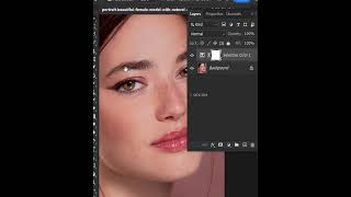 how to fix oily glowing skin texture easily using photoshop