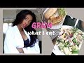 what i eat in a day + grwm (skincare) | VLOG