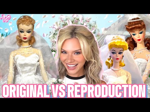 1959 WEDDING DAY BARBIE COMPARISON! 1989 WEDDING PARTY BARBIE RESTORATION! VINTAGE BARBIE REVIEW!