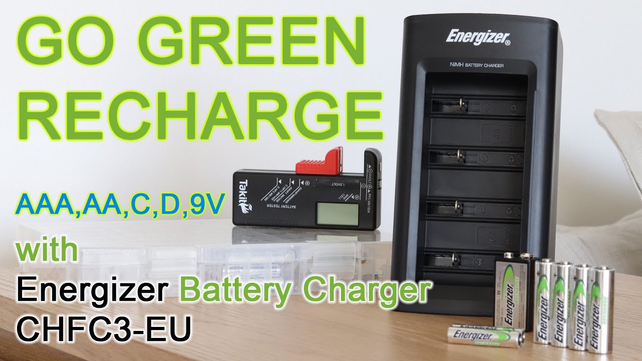 Skuffelse Sorg Es Unboxing and Review Energizer Battery Charger CHFC3-EU and TAKIT Battery  Tester - YouTube