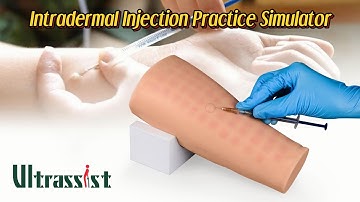 Practice Intradermal Injection Technique with 58 Spots on Simulated Arm