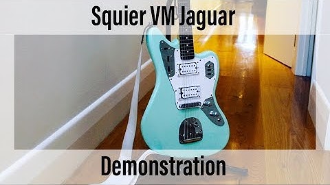 Demonstration of my Modded Squier VM Jaguar