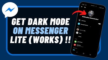 How to Turn On Dark Mode on Messenger Lite !