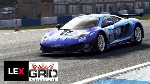 Onboard Lap Donington park | McLaren 12C GT3 | Endurance GT | Grid Autosport Mobile