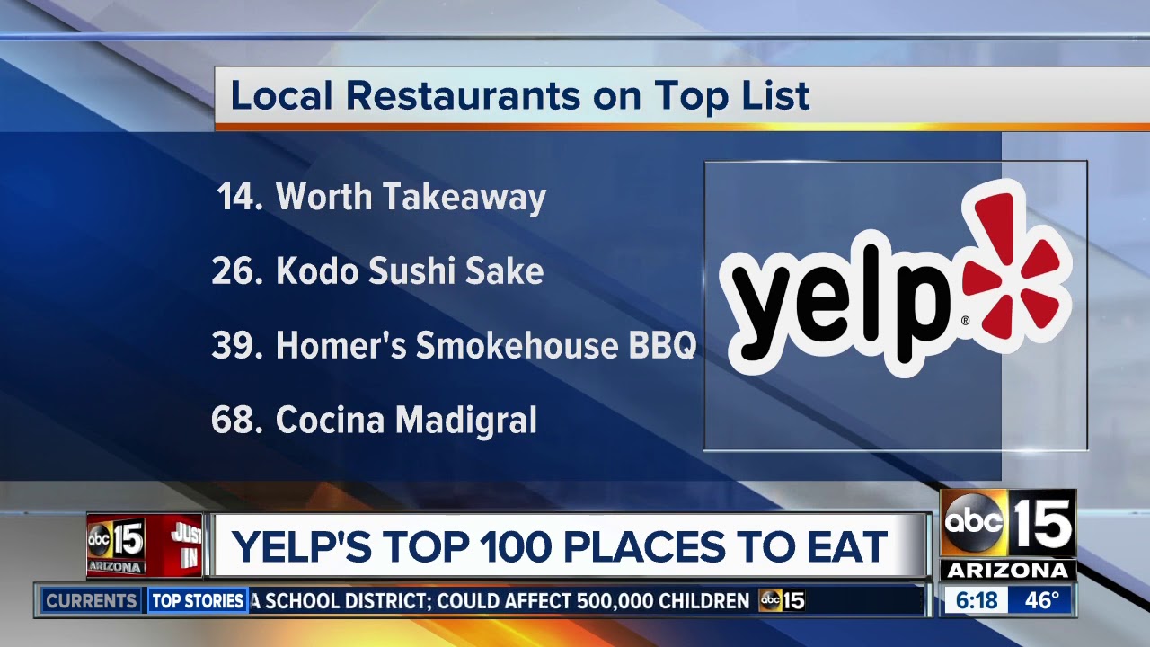 Arizona restaurants make Yelp's Top 100 Places to Eat in 2019 list ...