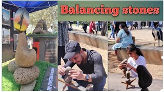 Balancing stones !! The Art of Balancing stones !! पत्थरों को संतुलित करने की कला !! #stone