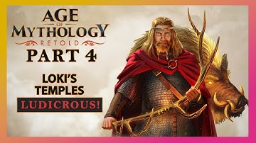 Age of Mythology Retold | LUDICROUS Campaign Walkthrough (The Golden Gift) Part 4 - Loki