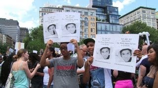 Thousands protest in New York over Zimmerman acquittal