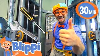 blippi can fix anything best blippi learn colors science