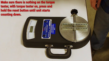 Secure Pak Digital Torque Tester Auto Zero Feature