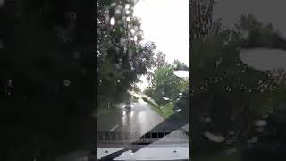 Очень датчиков дождя не хватает #веста #лада #heavyrain #water #auto #car