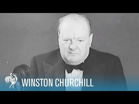 Winston Churchill Gives Speech On Nazi Propaganda x Uniting Against Hitler | War Archives