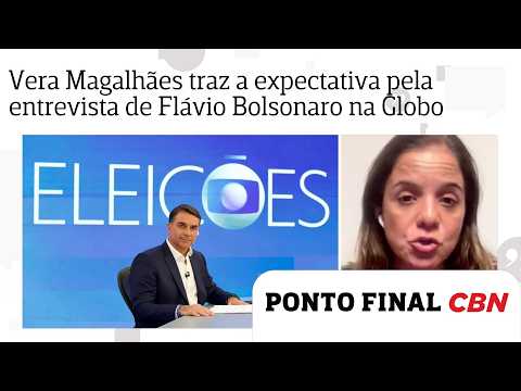 Vera Magalhães previews Flávio Bolsonaro's interview on Globo for Renata Lo Prete