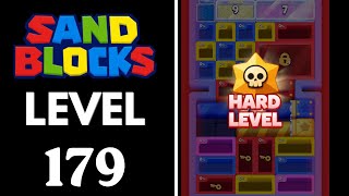 Sand Blocks: Drop Puzzle Level 179 Walkthrough 