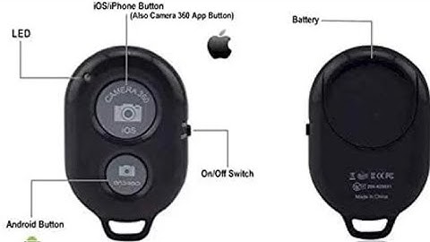 Sounce Shutter Remote Control with Bluetooth Wireless Technology - Photos and Videos