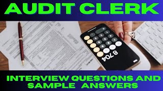 Audit clerk interview questions and  answers ✅ how well do you perform Under pressure? @NASARTALK