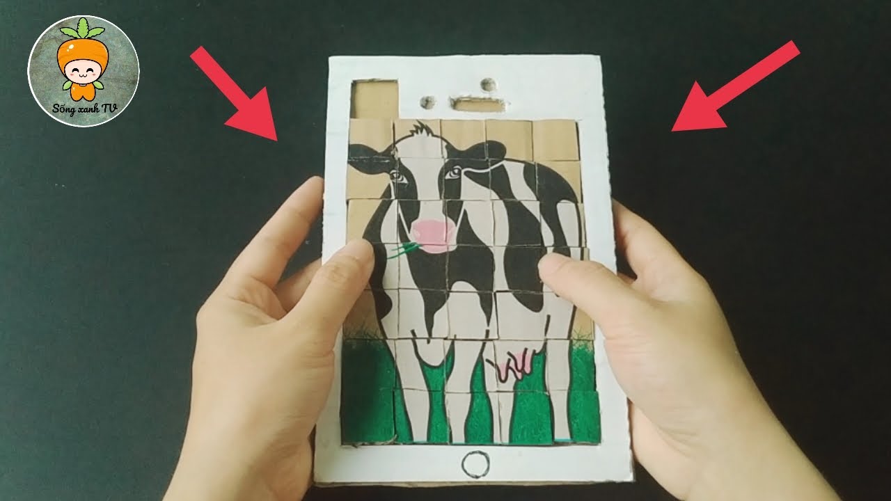 DIY IDEAS | How to Make a Puzzle Game from Cardboard | DIY Cardboard ...