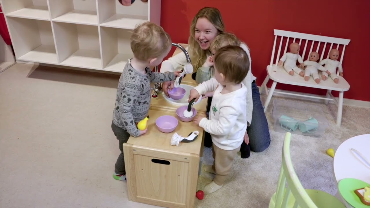 Guidet leg i vuggestuen