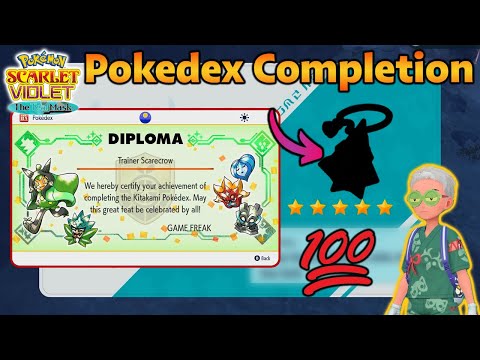 Pokemon Scarlet & Violet Pokedex Completion Reward! 