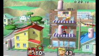 Super Smash Bros Brawl Move Swap (Mario + Lucas)