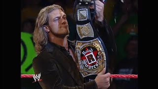 Edge Unveils The 'Rated R Superstar' WWE Championship Belt | RAW Aug 21, 2006