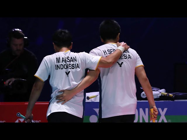 Old but GOLD | Hendra/Ahsan skills at All England 2023 class=