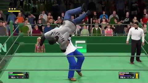 Def Jam 2K17 - Comp vs Method Man - Foundation - Rusev Attacks