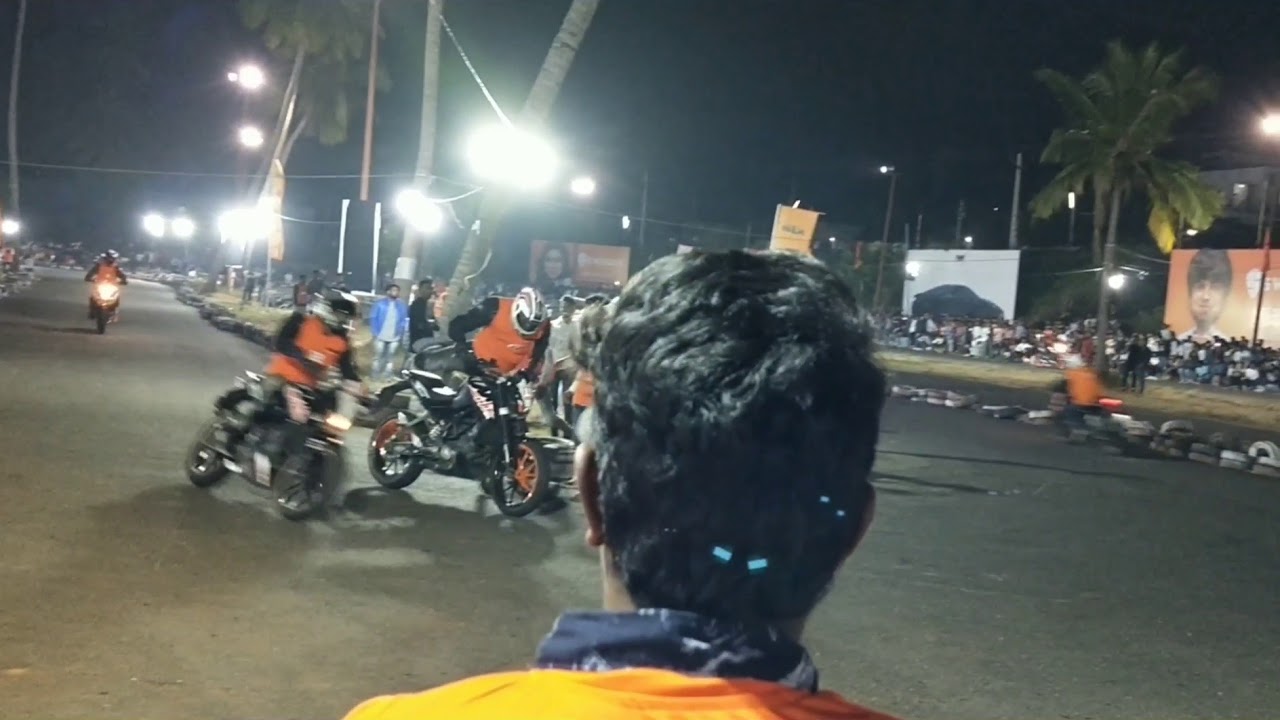 Bike crashes on orange day 2018 vizag