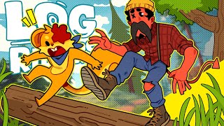 WHO'S BETTER AT RIDING WOOD? 🤔👀 | Log Riders