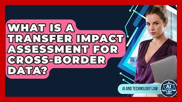 What Is A Transfer Impact Assessment For Cross-border Data? - AI and Technology Law