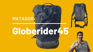 Matador Globerider45 Travel Backpack Review - Max Size Carry On Technical Travel Pack