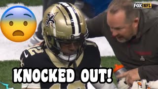 Chris Olave INJURY + KNOCKED OUT! 😨🙏 Saints Vs Buccaneers 2024 highlights News