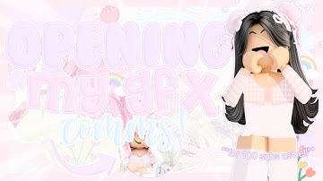 ╰--➤ *CLOSED FOR A BIT!!* OPENING MY GFX COMMISSIONS! (read pinned comment) ||꒰❤꒱✧.* || rosebelle!