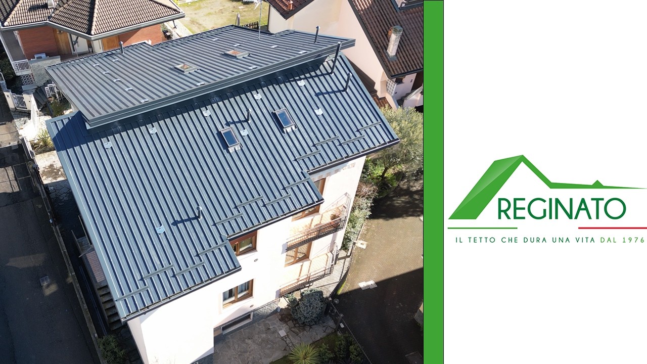 Rifacimento Tetto Lainate (MI) - Da Tegole a Pannello Coibentato Grecato