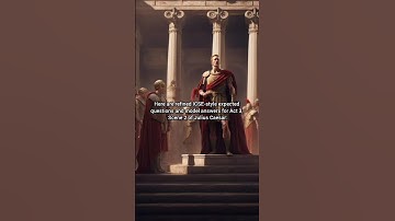 Refined ICSE‑style questions and answers for Act 3, Scene 2 of Julius Caesar@zlexchannel3795