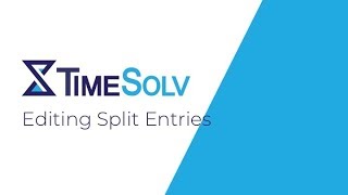 Editing Split Entries