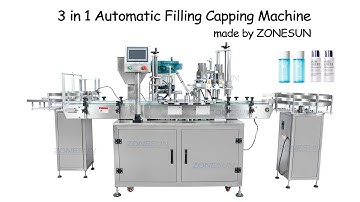 How To Use 3 in 1 Automatic Filling Capping Machine