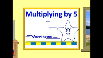 FIVE TIMES TABLES PING PONG - multiplying, quick recall