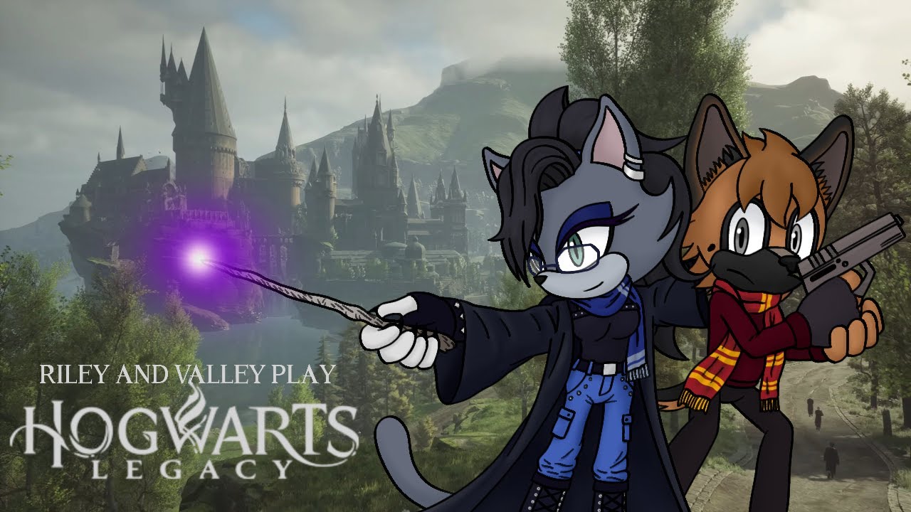 Wizard Riley We're Going to Wizard School! | Riley & Valley Play Hogwarts Legacy ...
