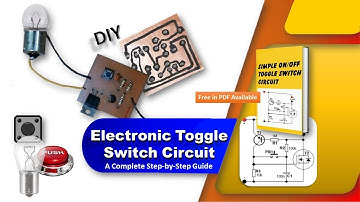 Mechanical Switches are Obsolete?! Switch to a Latch Circuit! | ON/OFF electronic toggle switch