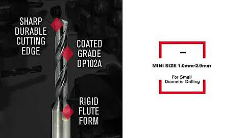 DIAEDGE DWAE WSTAR Drill Series Solid Carbide Drills